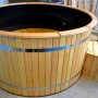 Hot tub with siberian larch deco (8)