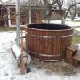 Hottub with outside heater and spruce wood_10