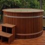 Hottub with thermowood