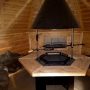 Grill cabin with slop walls (8)