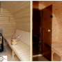 sauna barrel inside
