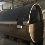 sauna in thermo wood 2.4m