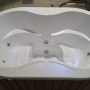 Oval acryl hot tub in stock 5