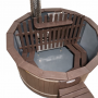 Eco Basic hot tub with dark grey 3a