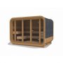 Square Sauna from Thermowood 3.0 x 2.3 m 4