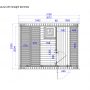 Square Sauna with straight benches